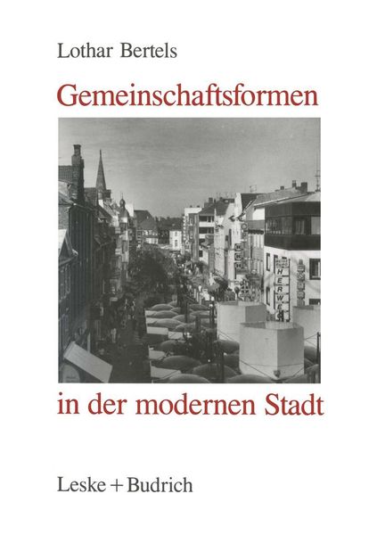 Produktbild: Gemeinschaftsformen in der modernen Stadt