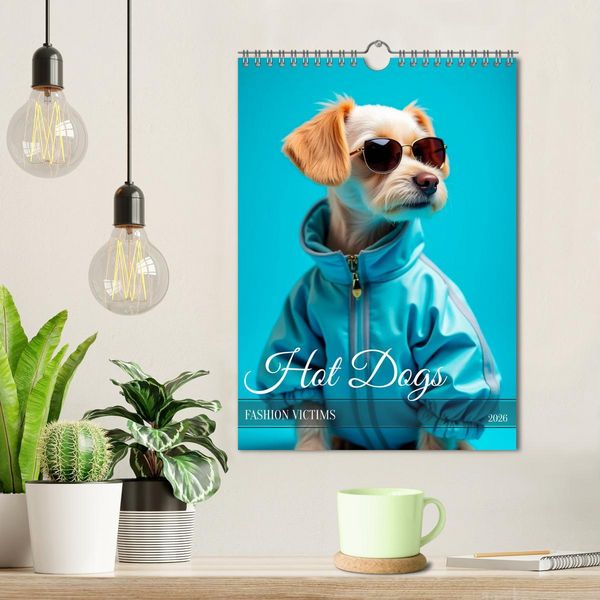 Produktbild: Hot Dogs - Fashion Victims (Wandkalender 2026 DIN A4 hoch), CALVENDO Monatskalender