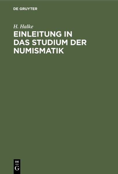 Produktbild: Einleitung in das Studium der Numismatik
