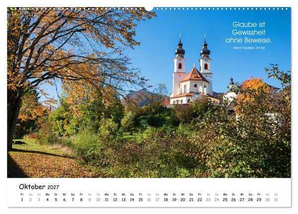 Produktbild: Christliche Bildpoesie 2027 (Wandkalender 2027 DIN A2 quer), CALVENDO Monatskalender