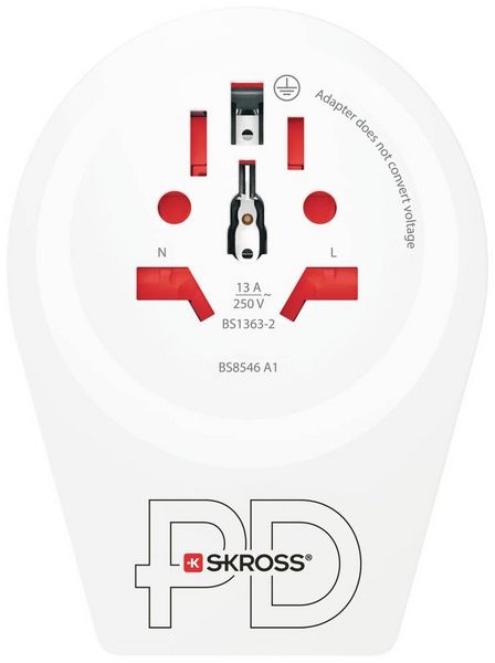 Produktbild: Skross 1.500292 Reiseadapter Country Adapter World to US USB C20PD