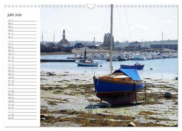Produktbild: Bretagne Finist&egrave;re balade estivale &agrave; Camaret-sur-Mer (Calendrier mural 2026 DIN A3 vertical), CALVENDO calendrier mensuel