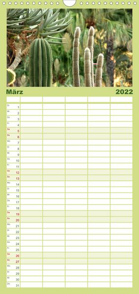 Produktbild: Es gr&uuml;nt! - Familienplaner hoch (Wandkalender 2022 , 21 cm x 45 cm, hoch)
