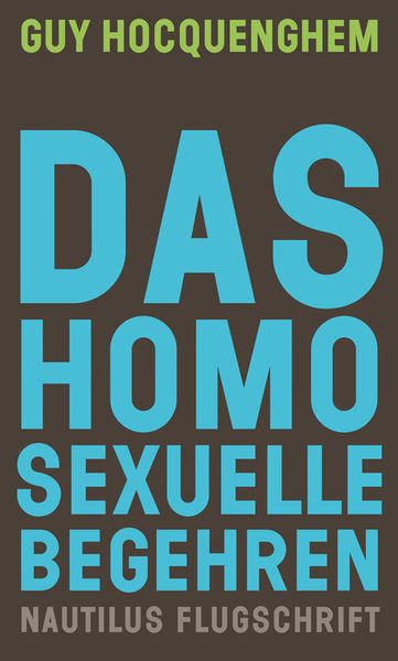 Produktbild: Das homosexuelle Begehren