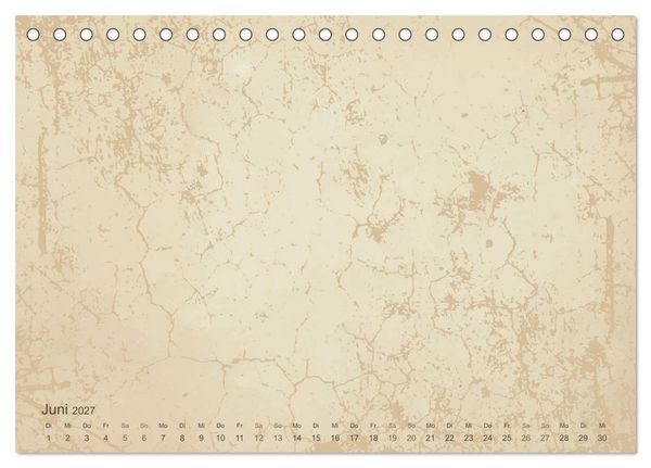 Produktbild: Vintage DIY Bastel-Kalender - Zum Selbstgestalten (Tischkalender 2027 DIN A5 quer), CALVENDO Monatskalender