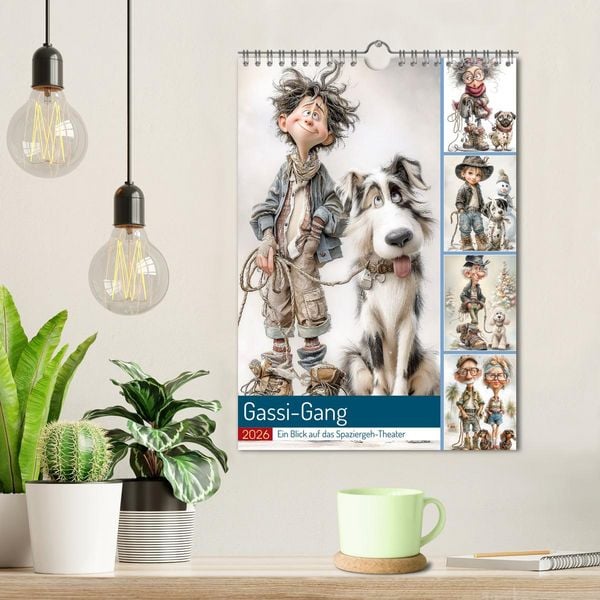 Produktbild: Gassi-Gang (Wandkalender 2026 DIN A4 hoch), CALVENDO Monatskalender