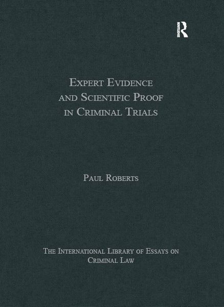 Produktbild: Expert Evidence and Scientific Proof in Criminal Trials