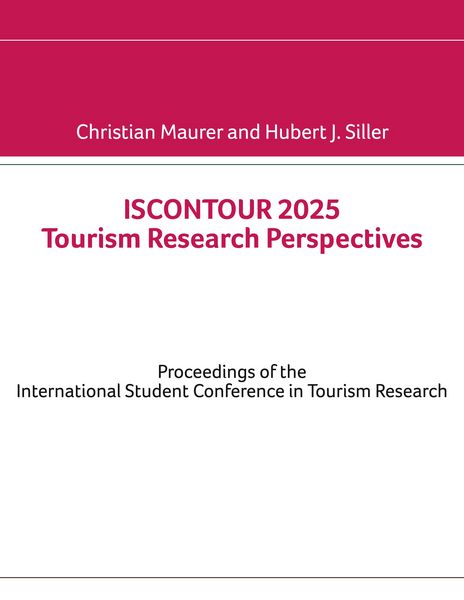 Produktbild: ISCONTOUR 2025 Tourism Research Perspectives