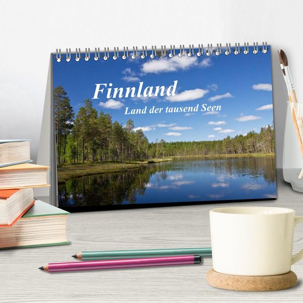 Produktbild: Finnland - Land der tausend Seen (Tischkalender 2026 DIN A5 quer), CALVENDO Monatskalender