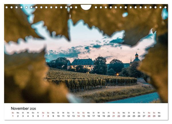 Produktbild: Rheingau 2026 (Wandkalender 2026 DIN A4 quer), CALVENDO Monatskalender