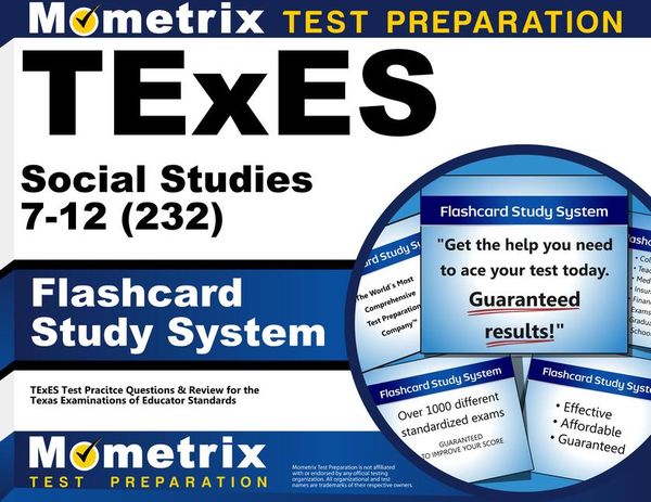 Produktbild: TExES Social Studies 7-12 (232) Flashcard Study System