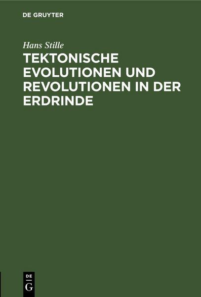 Produktbild: Tektonische Evolutionen und Revolutionen in der Erdrinde