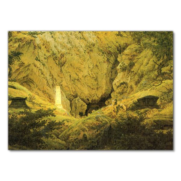 Produktbild: Lais Puzzle Caspar David Friedrich - Grabmale alter Helden-Gr&auml;ber gefallener Freiheitskrieger, Grab des Arminius 500 Teile