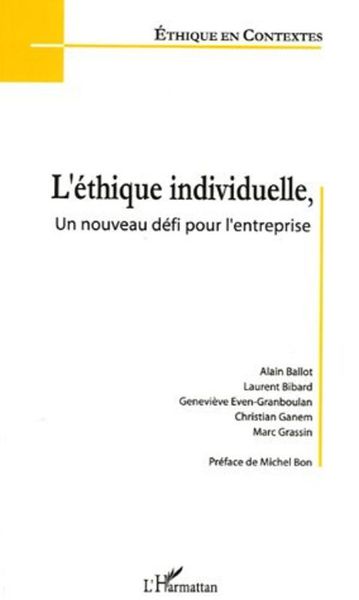Produktbild: L'&eacute;thique individuelle