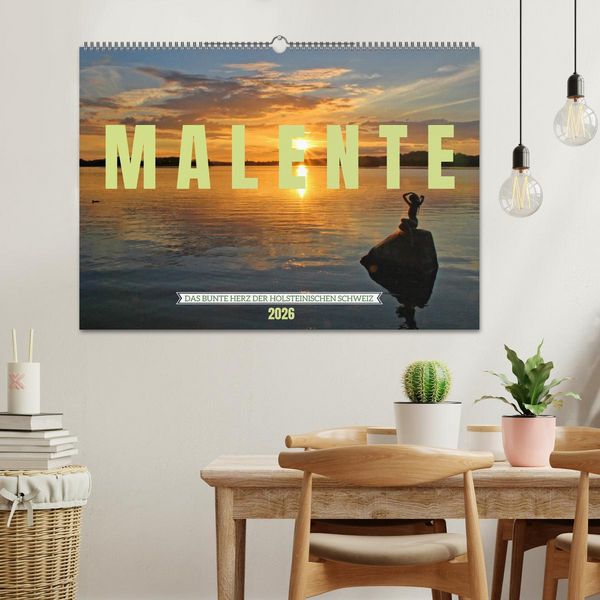 Produktbild: Malente - Das bunte Herz der Holsteinischen Schweiz (Wandkalender 2026 DIN A2 quer), CALVENDO Monatskalender