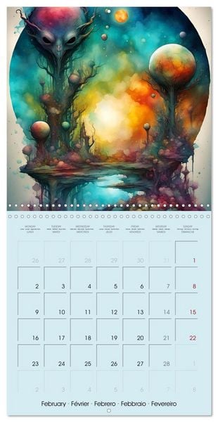Produktbild: Otherworldly Wonders (Wall Calendar 2026 12 &times; 12 Inch) CALVENDO 12 Month Wall Calendar