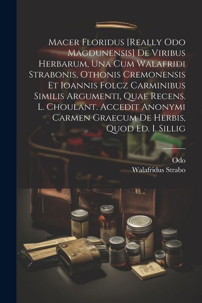 Produktbild: Macer Floridus [really Odo Magdunensis] De Viribus Herbarum, Una Cum Walafridi Strabonis, Othonis Cremonensis Et Ioannis Folcz Carminibus Similis Argu