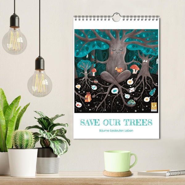 Produktbild: SAVE OUR TREES - B&auml;ume bedeuten Leben (Wandkalender 2026 DIN A4 hoch), CALVENDO Monatskalender