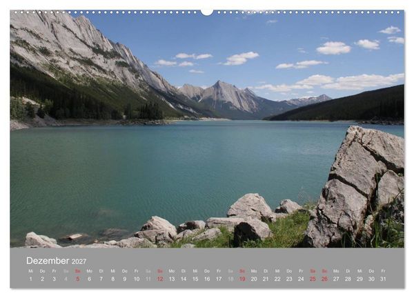 Produktbild: Rocky Mountains 2027 (Wandkalender 2027 DIN A2 quer), CALVENDO Monatskalender