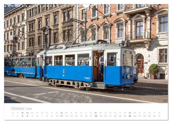 Produktbild: Bus, Bahn und Co. - Faszinierende Fahrzeuge (Wandkalender 2026 DIN A3 quer), CALVENDO Monatskalender