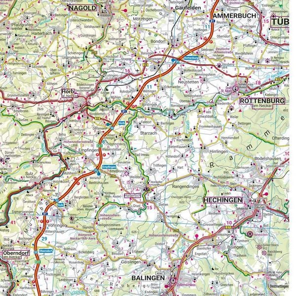 Produktbild: Freytag & berndt Stra&szlig;enkarte Schwarzwald - Schw&auml;bische Alb - Bodensee 1:150.000