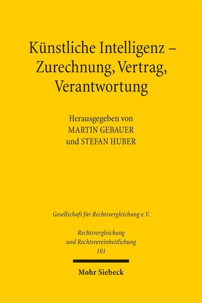 Produktbild: K&uuml;nstliche Intelligenz - Zurechnung, Vertrag, Verantwortung