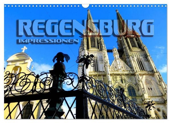 Produktbild: REGENSBURG - Impressionen (Wandkalender 2026 DIN A3 quer), CALVENDO Monatskalender