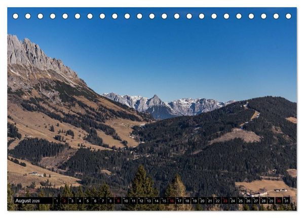 Produktbild: HOCHK&Ouml;NIG - Gipfel der Salzburger Alpen (Tischkalender 2026 DIN A5 quer), CALVENDO Monatskalender