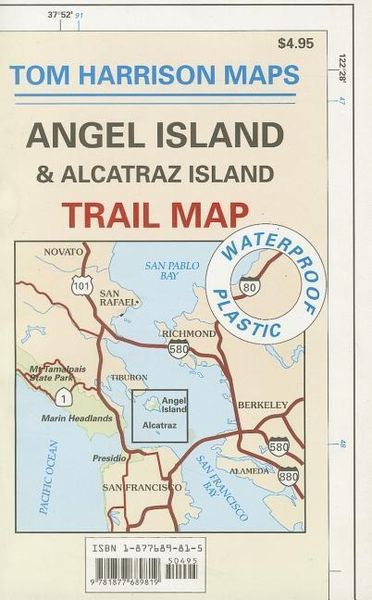 Produktbild: Angel Island & Alcatraz Island Trail Map