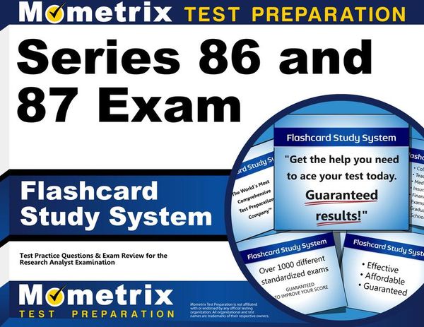 Produktbild: Series 86 and 87 Exam Flashcard Study System