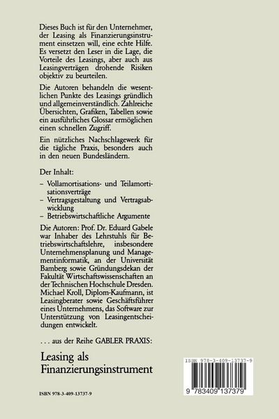 Produktbild: Leasing als Finanzierungsinstrument