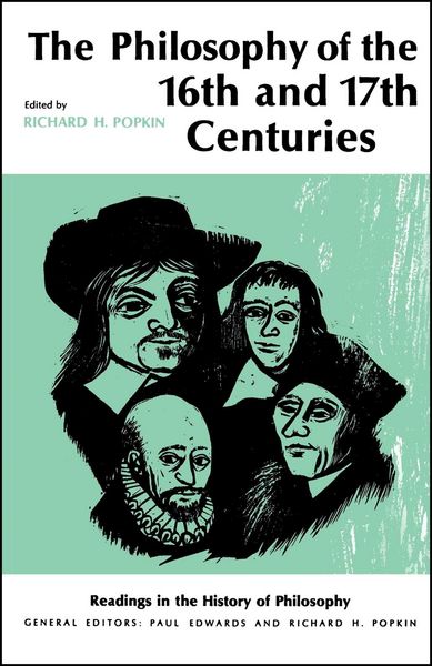 Produktbild: Philosophy of the Sixteenth and Seventeenth Centuries