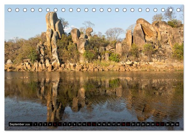 Produktbild: Faszination Simbabwe (Tischkalender 2026 DIN A5 quer), CALVENDO Monatskalender