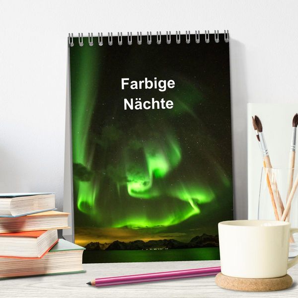 Produktbild: Farbige N&auml;chte (Tischkalender 2026 DIN A5 hoch), CALVENDO Monatskalender