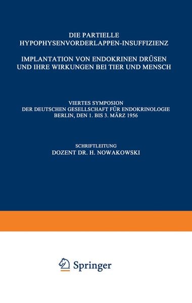 Produktbild: Die Partielle Hypophysenvorderlappen-Insuffizienz