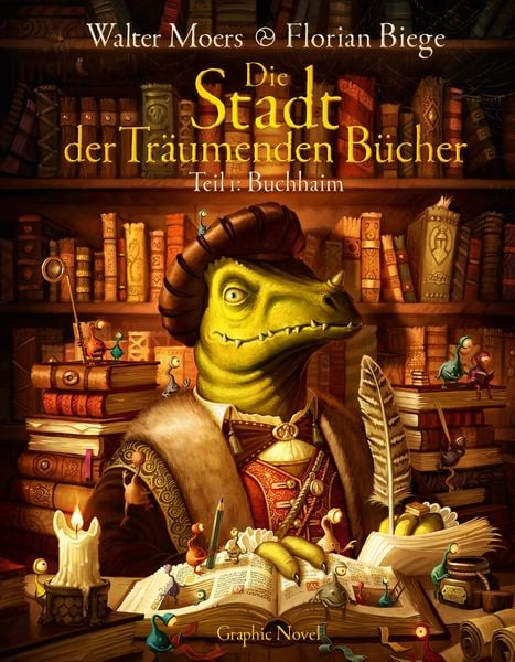Die Stadt der Träumenden Bücher (Comic), Gebundene Ausgabe von Walter Moers, Penguin, 978-3-328-60133-3