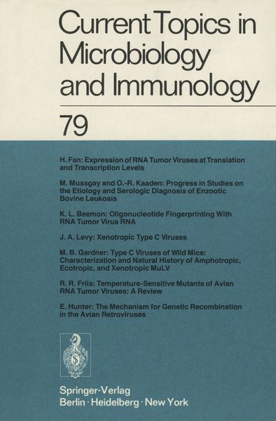 Produktbild: Current Topics in Microbiology and Immunology