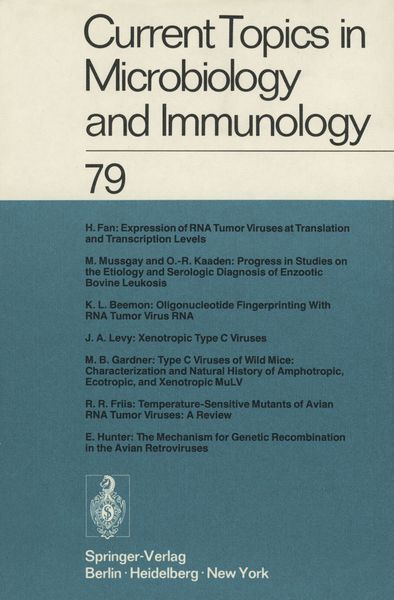 Produktbild: Current Topics in Microbiology and Immunology