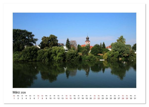 Produktbild: Zauberhafte Landschaften im Odenwald (Wandkalender 2026 DIN A3 quer), CALVENDO Monatskalender