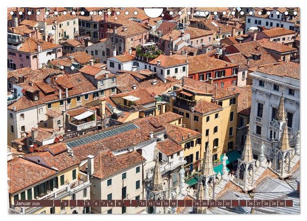 Produktbild: In Sehnsucht Dein Venedig (Wandkalender 2026 DIN A4 quer), CALVENDO Monatskalender