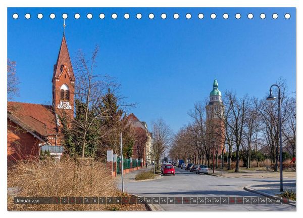 Produktbild: Unterwegs in Finsterwalde (Tischkalender 2026 DIN A5 quer), CALVENDO Monatskalender