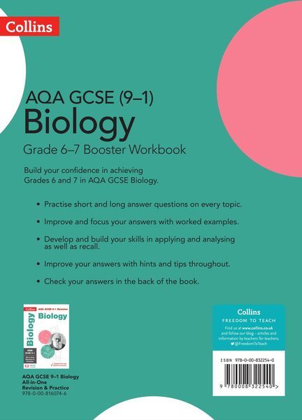 Produktbild: GCSE Science 9-1 - Aqa GCSE (9-1) Biology Grade 6-7 Booster Workbook