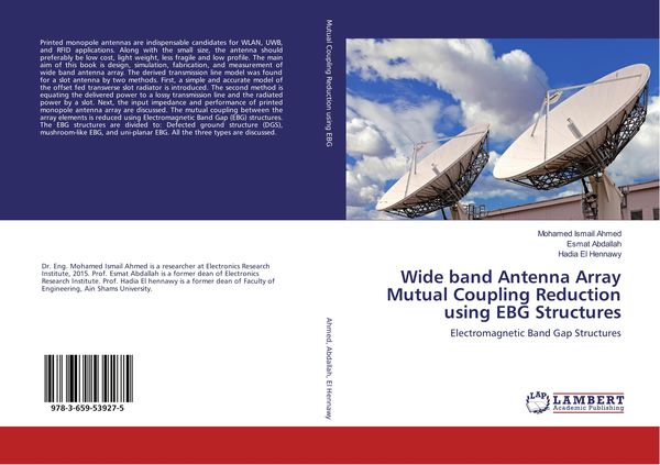 Produktbild: Wide band Antenna Array Mutual Coupling Reduction using EBG Structures