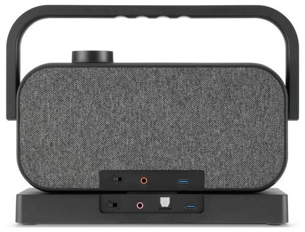 Produktbild: Hama TV-Lautsprecher AUX, USB Schwarz, Grau