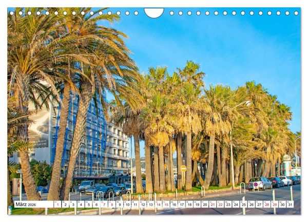 Produktbild: Cannes - idyllische Stadt an der C&ocirc;te d&rsquo;Azur (Wandkalender 2026 DIN A4 quer), CALVENDO Monatskalender