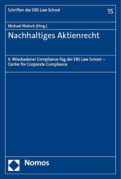 Produktbild: Nachhaltiges Aktienrecht