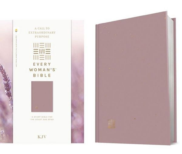 Produktbild: KJV Every Woman's Bible, Filament Enabled (Hardcover, Plum, Red Letter)
