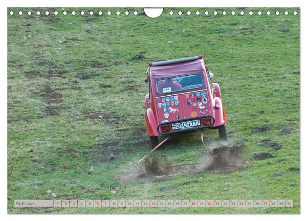 Produktbild: Citro&euml;n 2CV - Ente rot (Wandkalender 2025 DIN A4 quer), CALVENDO Monatskalender
