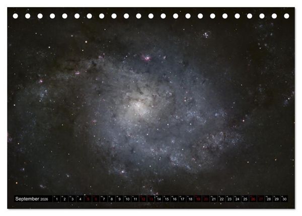 Produktbild: Ein Streifzug durch das Universum (Tischkalender 2026 DIN A5 quer), CALVENDO Monatskalender