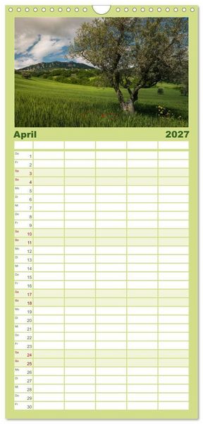 Produktbild: Familienplaner 2027 - San Marino Die &auml;lteste Republik der Welt mit 5 Spalten (Wandkalender, 21 x 45 cm) CALVENDO